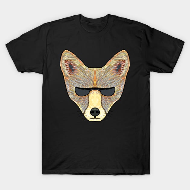 Silver Fox T-Shirt by Mark Ewbie